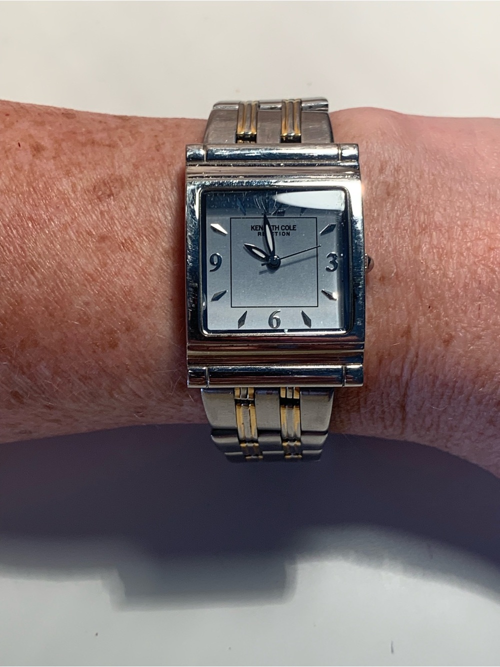 Men’s/ Unisex Kenneth Cole Reaction Two-Tone Stainless Steel Bracelet Watch